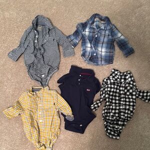 Set of Baby Bodysuits for 9 month old in Various Colors